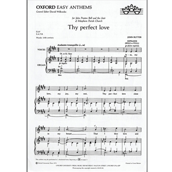 Thy Perfect Love