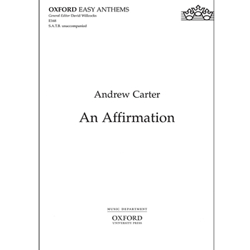 An AffirmationVocal score