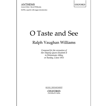 O taste and see