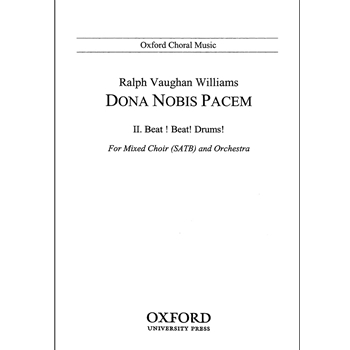 Beat! Beat! Drums!from   Dona Nobis PacemVocal score