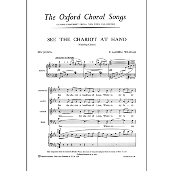See the chariot at hand