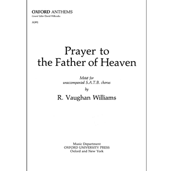 Prayer to the Father of HeavenVocal score