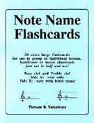 Note Name Flashcards for Flash Cards