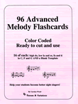 Advanced Melody Flashcards (96) by Gagne Denise for Flash Cards