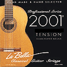 String--guitar La Bella Pro Series - X-hard - Clear/silver-plated for Guitar Str