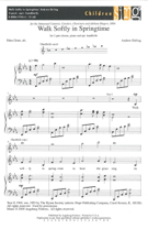 Walk Softly In Springtime by Birling Andrew for 2-Part