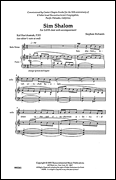 Sim Shalom (Grant Us Peace) by Richards Stephen for SATB