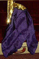 Swab--alto Sax Hodge Silk - Weighted - Blue for Accessorie