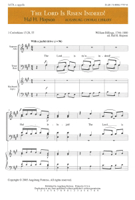 Lord Is Risen Indeed by Billings William - Hopson Hal H - for SATB