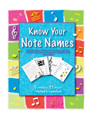 Know Your Note Names by Harper Veronica for Game (Bk/Reproducibles)