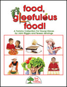 Food Gleefulous Food by Riggio John and Jenni for Unison Collection (Bk/reproducibles/cd)
