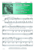 Finally Home by Lantz David for SATB