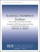 Siciliano by Thompson Randall for SATB