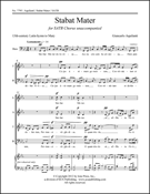 Stabat Mater by Aquilanti Giancarlo for SATB