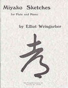 Miyako Sketches by Weisgarber E for Flute and Piano