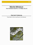 Marche Miniature by Tchaikovsky Pyotr Ilyich - Kennedy Tom - for Piccolo and Piano