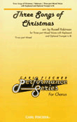 3 Songs For Christmas by - Robinson Russell L - for SAB and Piano