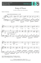 Song Of Peace