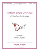 Night Before Christmas by - Hakes Derek K - for Unison/2-Part