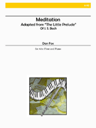 Meditation by Fox D for Alto Flute Solo