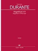 Magnificat In B by Durante Francesco for Full Score