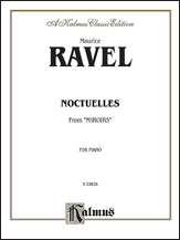 Noctuelles (from Mirroirs) by Ravel Maurice for Piano