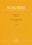 Sonata In B-flat Major D960 by Schubert for Piano