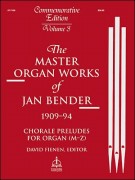 Master Organ Works Of Jan Bender Volume 3 by - Bender Jan - for Organ