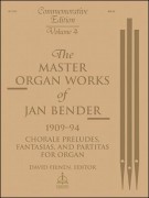 Master Organ Works Of Jan Bender Volume 4 by Bender Jan for Organ