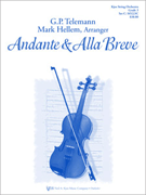 Andante & Alla Breve by Telemann Georg Philipp - Hellem Mark - for Full Score