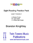 Standardized Sightreading Practice Packs by Knightley Brandon for Concert Band (Lev1 Vol2)