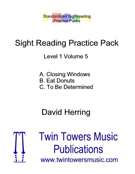 Standardized Sightreading Practice Packs by Herring David for Concert Band (Lev1 Vol5)