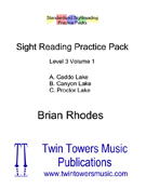 Standardized Sightreading Practice Packs by Rhodes Brian for Concert Band (Lev3 Vol1)