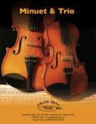 Minuet & Trio From Nannerl's Notebook by Mozart Leopold and Wolfgang - Hash Phillip - for Full Score
