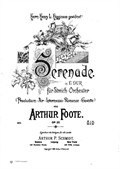 Serenade In E Major Opus 25 by Foote Arthur for Full Score