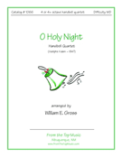 O Holy Night by - Gross William - for Handbells