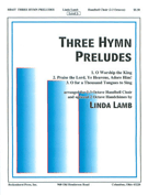3 Hymn Preludes by - Lamb Linda R. - for Handbells