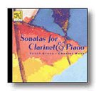 Sonatas For Clarinet & Piano by West Charles for Clarinet CD (Clarinet)