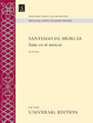 Suite En Re Minuer by De Murcia Santiago for Guitar Sol