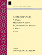 Dream Meloncholoy Galliard And Others by Dowland John for Guitar Sol