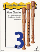 Easy Recorder Trios Volume 3 by Butz Rainer - More Classics - for Soprano Re