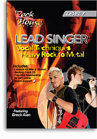 Lead Singer: Heavy Rock To Metal Lev 1 by Alan Breck for Guitar DVD