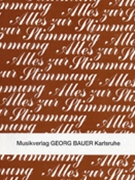 Alles Zur Stimmung by - Bauer G - for Conductor / Piano