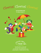 Clowns Clowns Clowns by Bobrowitz David for Concert Band