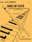 Mighty Fortress Is Our God A by Luther Martin - Holcombe Bill - for Flute and Piano