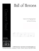 Hall Of Heroes by Herring David for Concert Band