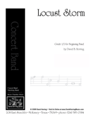 Locust Storm by Herring David for Concert Band