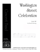 Washington Street Celebration by Herring David for Concert Band
