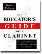 Educator's Guide To The Clarinet by Ridenour Thomas for Text
