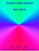 Cedar Creek Festival by Davis Ben for Concert Band